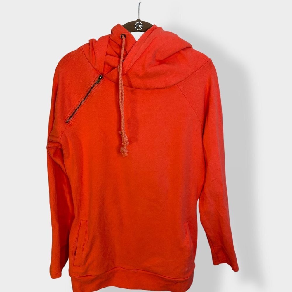 Boutique Brand Peach Pink Asymmetrical Sweatshirt‎